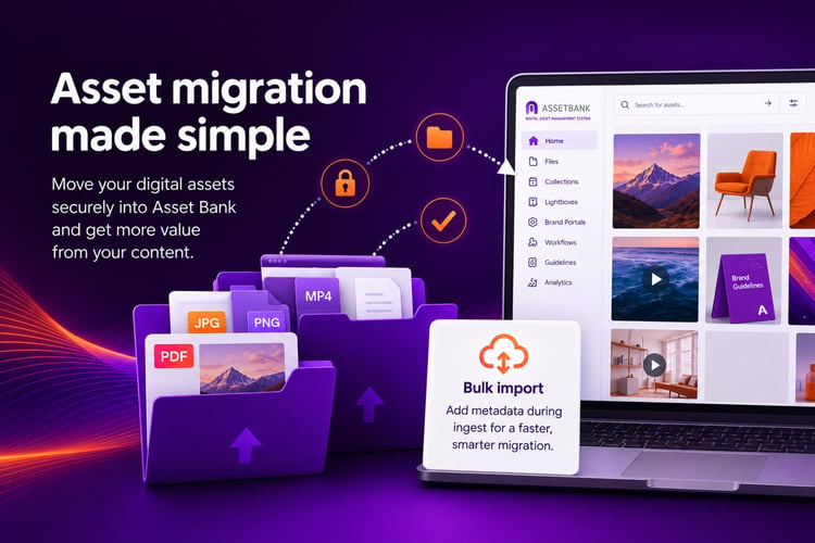 Migrating assets into DAM software