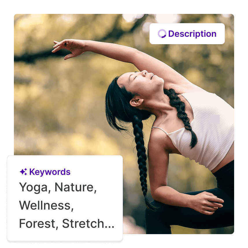 Yoga in the forest