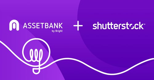 Asset Bank and Shutterstock integration logos