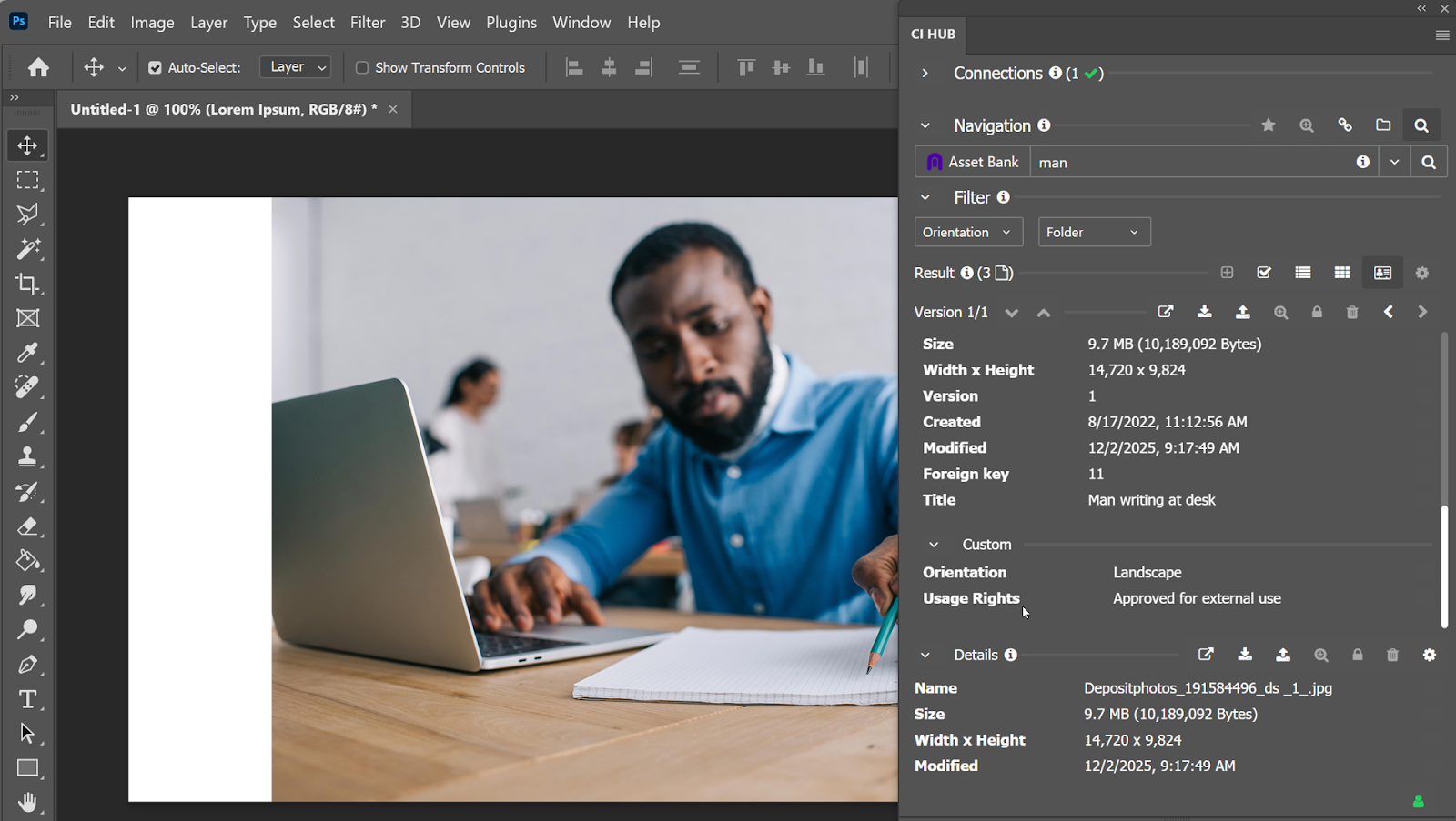 Asset Bank integration with Adobe