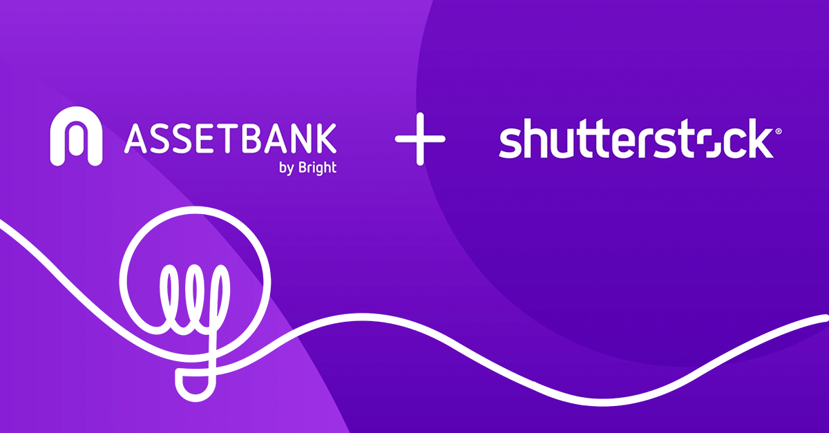 Asset Bank and Shutterstock integration logos